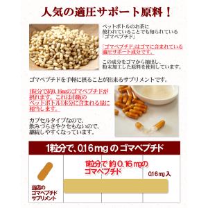 ゴマペプチドサプリメント60粒 ごま麦茶 ゴマ...の詳細画像2
