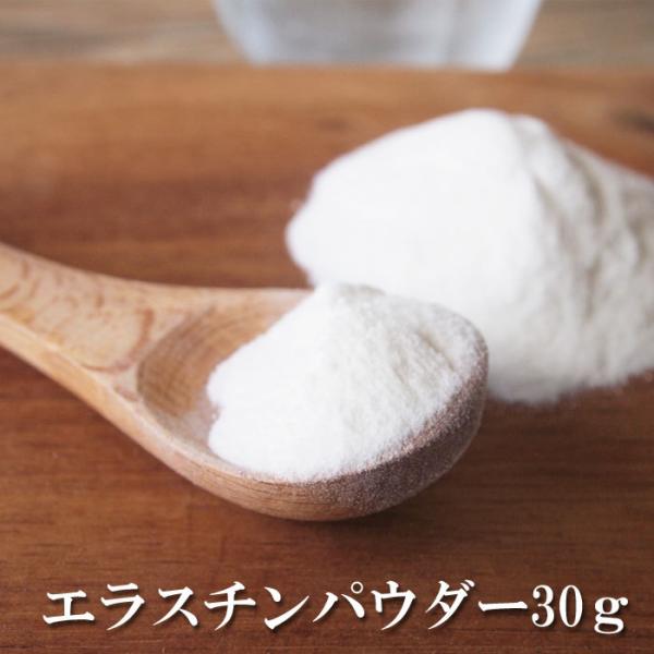 エラスチンパウダー30g エラスチン3000mg コラーゲン 美顔  エイジングケア えらすちん 美...