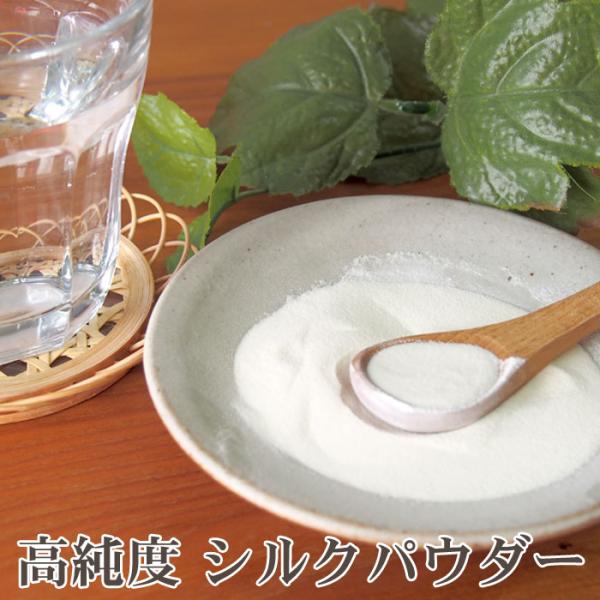 シルクパウダー30g シルクプロテイン 粉末 アミノ酸 絹 食用 美容 健康食品 サプリメント原料