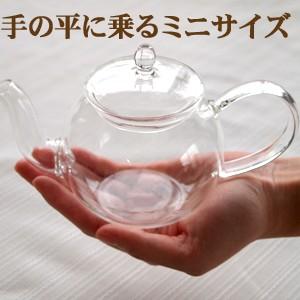 ミニティーポット・丸型 ガラスティーポット 耐...の詳細画像1