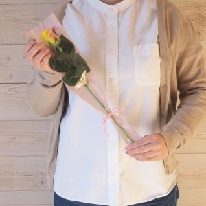 一輪花束 ソープフラワー 一輪ブーケ レインボ...の詳細画像5