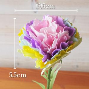 一輪花束 ソープフラワー 一輪ブーケ レインボ...の詳細画像4