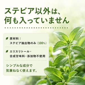 ステビアパウダー 40g ステビア 甘味料 天...の詳細画像3