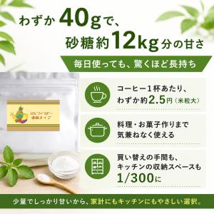ステビアパウダー 40g ステビア 甘味料 天...の詳細画像4