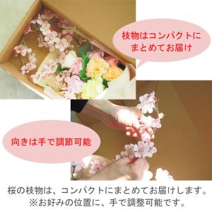 母の日 ギフト ソープフラワー 桜 花束 ブー...の詳細画像4