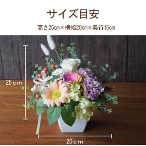 プリザーブドフラワー ペット用 お供え花 ソー...の詳細画像2