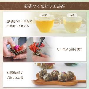 カーネーション茶 工芸茶 ティーポットセット ...の詳細画像2