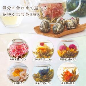 カーネーション茶 工芸茶 ティーポットセット ...の詳細画像3