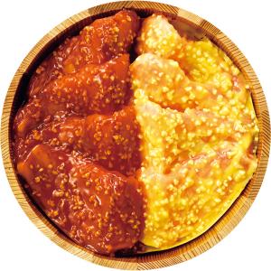 〈肉の山本〉お焼きとん漬赤味噌4枚白味噌4枚セット LH45｜saikaya-shop