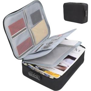 書類 収納バッグ 鍵付き ポーチ ファイル証明書 整理