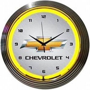 シボレー chevrolet レトロ ネオンクロック壁掛時計 並行輸入品｜saikou2021