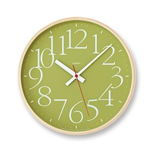 壁掛け時計 緑 時計 レムノス 掛け時計 エーワイ クロック アールシー 電波 アナログ AY clock RC AY14-10 GN Lemnos