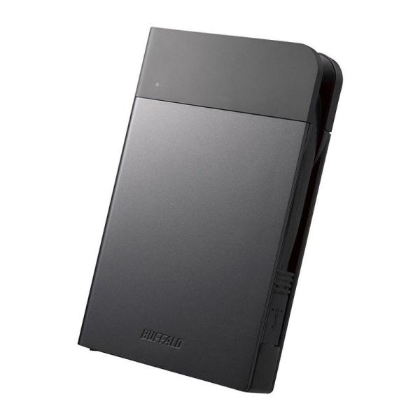 バッファロー BUFFALO USB3.1(Gen1)対応 耐衝撃ポータブルHDD 2TBブラック ...