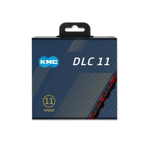 KMC X11 DLC チェーン 11S/11速/11スピード 用 (レッド) 並行輸入品