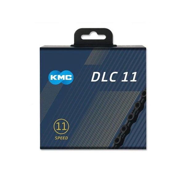 KMC X11 DLC チェーン 11S/11速/11スピード 用 (ブラック) 並行輸入品