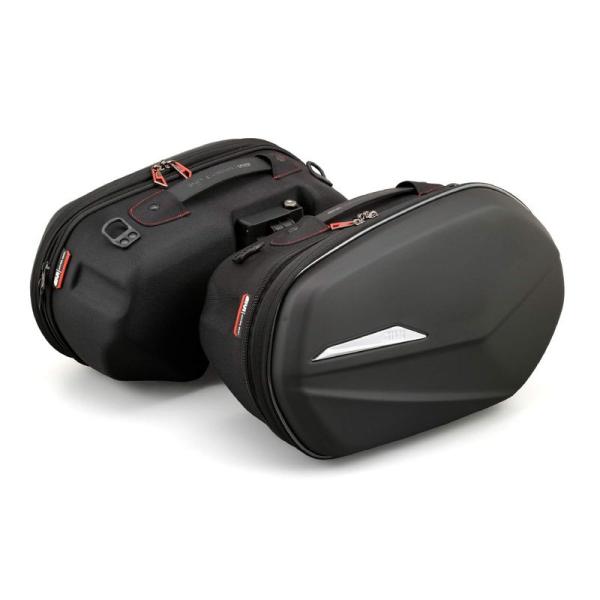 GIVI(ジビ) バイク用 サイドバッグ 各25-30L 容量可変式 ST609 左右セット 172...