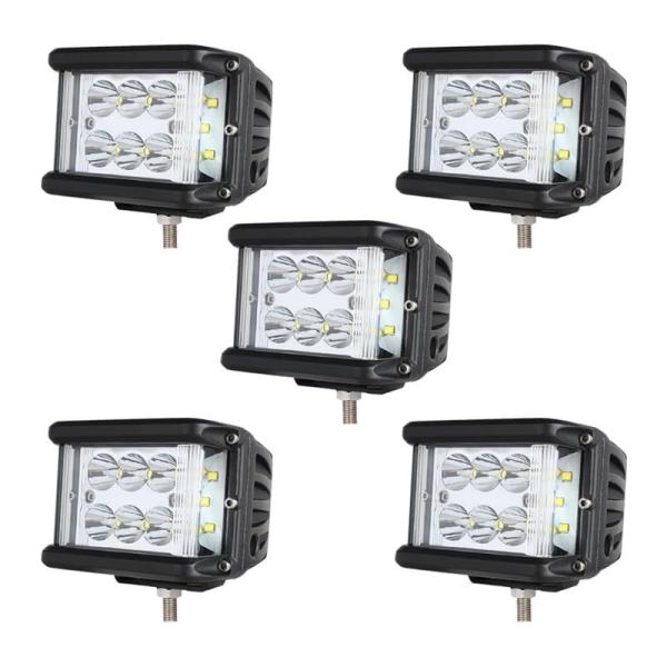 5台セット24V LED 作業灯 ハイパワー LEDワークライト 12V/24V 兼用 LED端子1...
