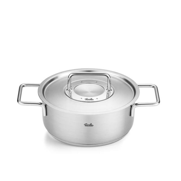 フィスラー (Fissler) 両手鍋 20cm ピュア コレクション キャセロール ステンレスフタ...