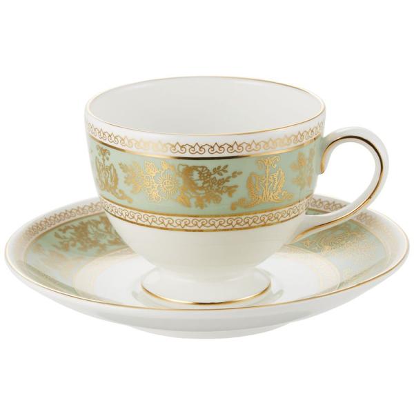 Wedgwood (ウェッジウッド) コロンビア・セージ・グリーン ティーカップ&amp;ソーサー リー並行...