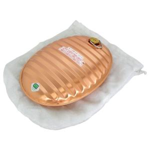 湯たんぽ 家庭用暖房器具 純銅製 2.6L 袋付 112510｜saikou2021