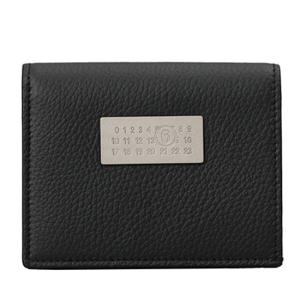 MM6 Maison Margiela エムエムシックス 財布 メンズ レディース 二つ折り財布 ニューメリック ブラック｜sail-brand