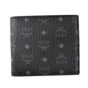 MCM 財布 二つ折り メンズ MXSAAVI01 BK001 ブラック｜sail-brand