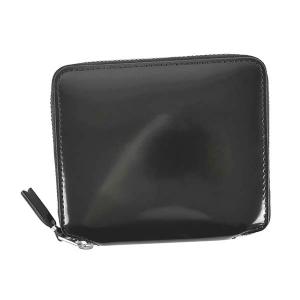 コムデギャルソン 財布 二つ折り ミラーインサイド ブラック シルバー SA2100MI｜sail-brand