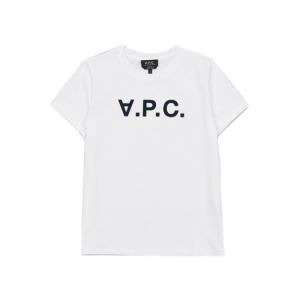 アーペーセー A.P.C. Tシャツ 半袖 レディース クルーネック VPC ホワイト サイズS｜sail-brand