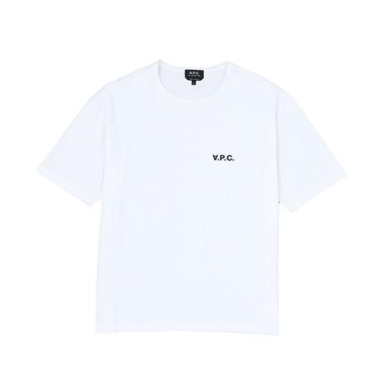 アーペーセー Tシャツ 半袖 メンズ APC T-SHIRT JEREMY ホワイト サイズL