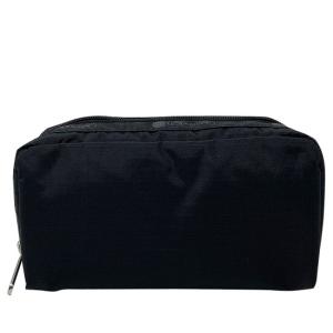 Aeta◇DOUBLE FACED ZIPPER POUCH S/ポーチ/レザー/BLK : セカンド