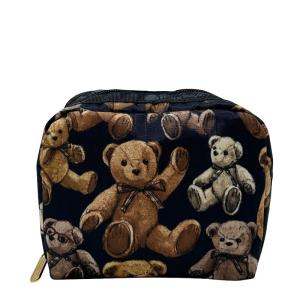 並行輸入品 レスポートサック LeSportsac ポーチ スクエアコスメティック 6701 U300 BEAR PARTY ベアパーティ 爆買