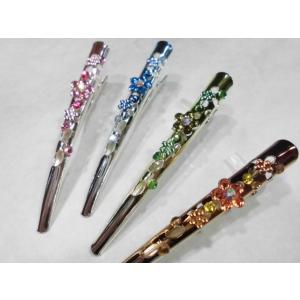 送料無料 ヘアクリップ フラワーモチーフクリッ...の詳細画像2