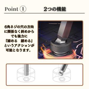 6角レンチ 六角レンチ 9本セット セット 六...の詳細画像2