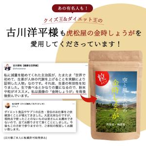 金時しょうが 粒タイプ 120粒 【送料無料】...の詳細画像3