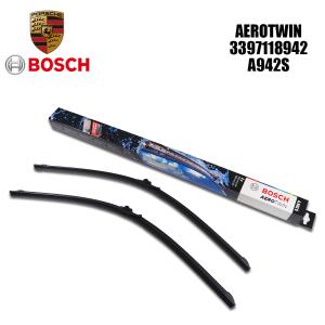 PORSCHE BOSCH ボッシュ フロントワイパーブレード左右セット LHD 新品 95562893903 3397118942 A942S AEROTWIN エアロツイン｜sair