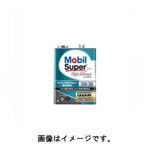 モービル(Mobil) モービルスーパー 2000/Mobil Super ハイマイレージ/High Mileage 部分合成 エンジンオイル 5W-30 5W30 4L×1｜sair