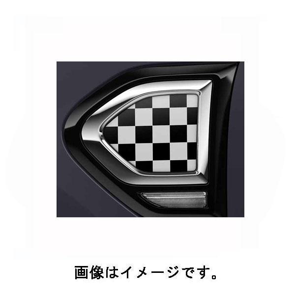 BMW MINI(ミニ) 純正 サイド スカットル トリム セット チェッカーフラッグ ブラック F...