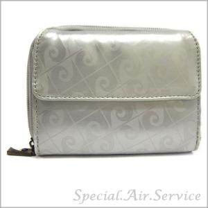 PIERRE CARDIN ピエール カルダン 二つ折ラウンドファスナー財布 ARGENT シルバー 006.125.275 160★ワケアリ｜sairs-shopping