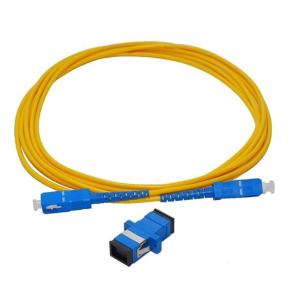 光ファイバー 延長 ケーブル SC-SC 延長アダプタ付 (3m)