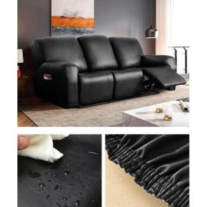 無地 3人掛け 電動マッサージチェアカバー 肘...の詳細画像2