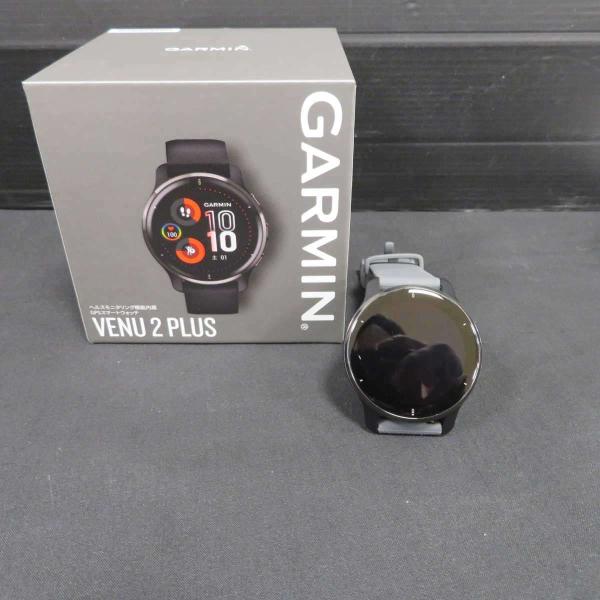 【中古】 GARMIN ヘルスモニタリング 機能内蔵 GPSスマートウォッチ VENU2 PLUS ...