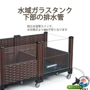 亀 水槽 カメ水槽 大型爬虫類ケージ 脱走防止...の詳細画像4