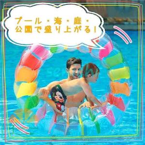 ウォーターホイール プール 夏 海 フロート ...の詳細画像1