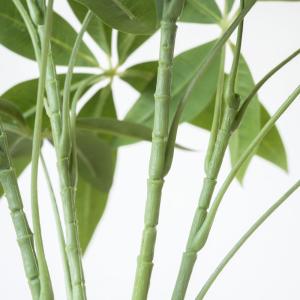 人工観葉植物 フェイクグリーン パキラ プラ鉢...の詳細画像2