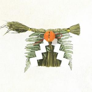 しめ縄（ポンプ） 関西向け 車用 交通安全 水道用 天然本わら使用 無