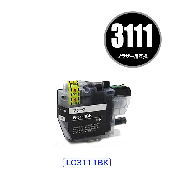 LC3111BK ブラック 単品 ブラザー 互換インク インクカートリッジ (LC3111 DCP-...