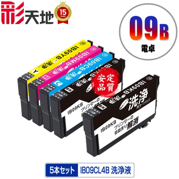クリーニングカートリッジ IB09CL4B + IB09KB (IB09Aの大容量) お得な5個セッ...