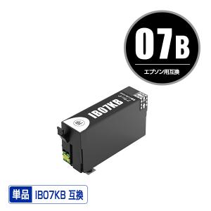 IB07KB (IB07KAの大容量) ブラック 単品 エプソン 互換インク インクカートリッジ (IB07 IB07A IB07B PX-S6010 IB 07 PX-M6010F PX-M6011F)｜saitenchi