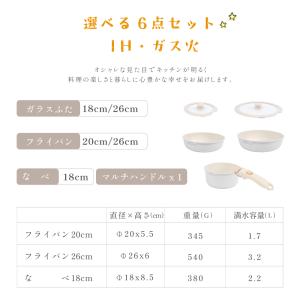 フライパン セット ih 6点 timesal...の詳細画像1