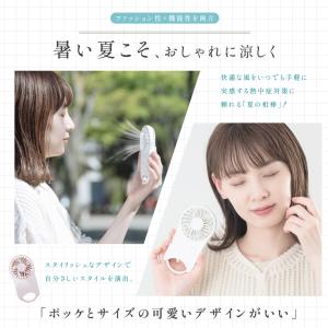 ハンディファン カラビナ 大風量 静音 usb...の詳細画像2